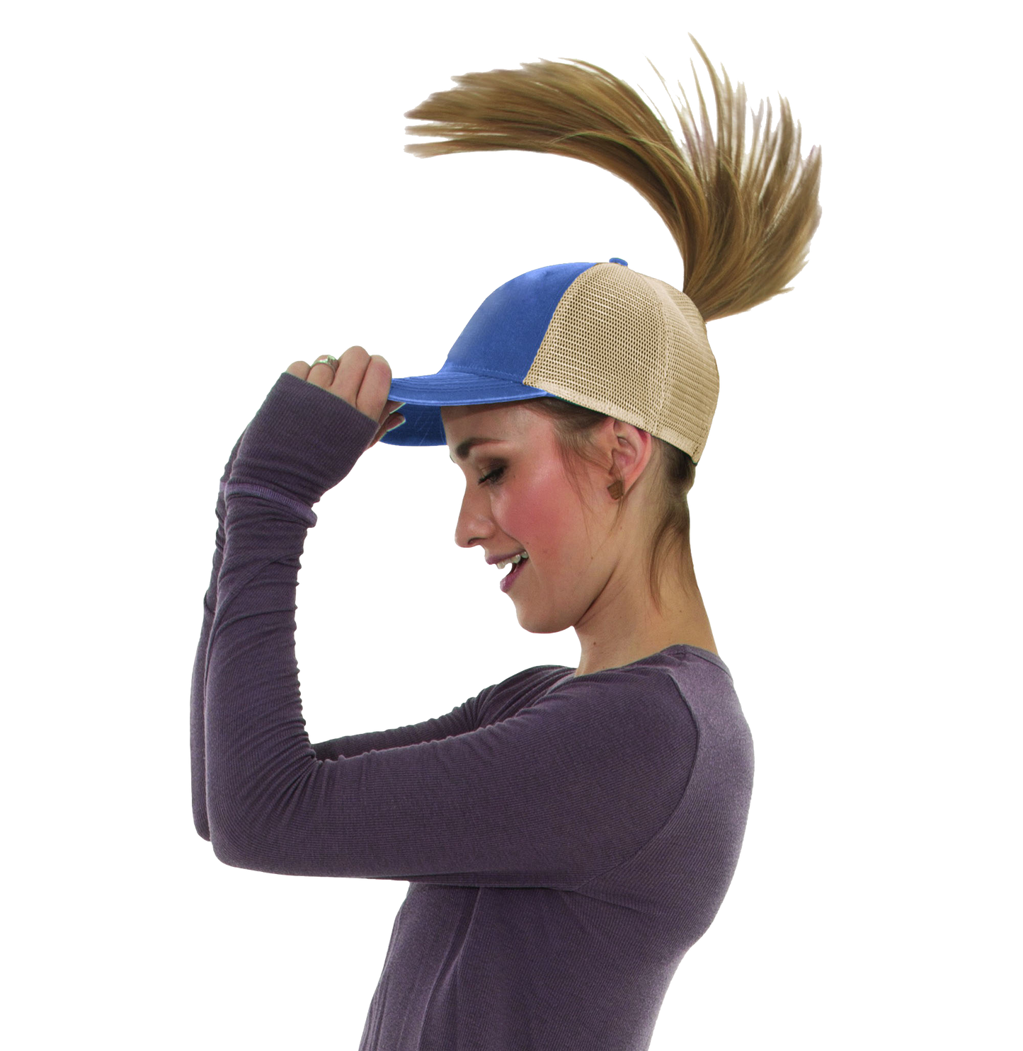 Lundy Life Ponytail Hat/ Mint Teal