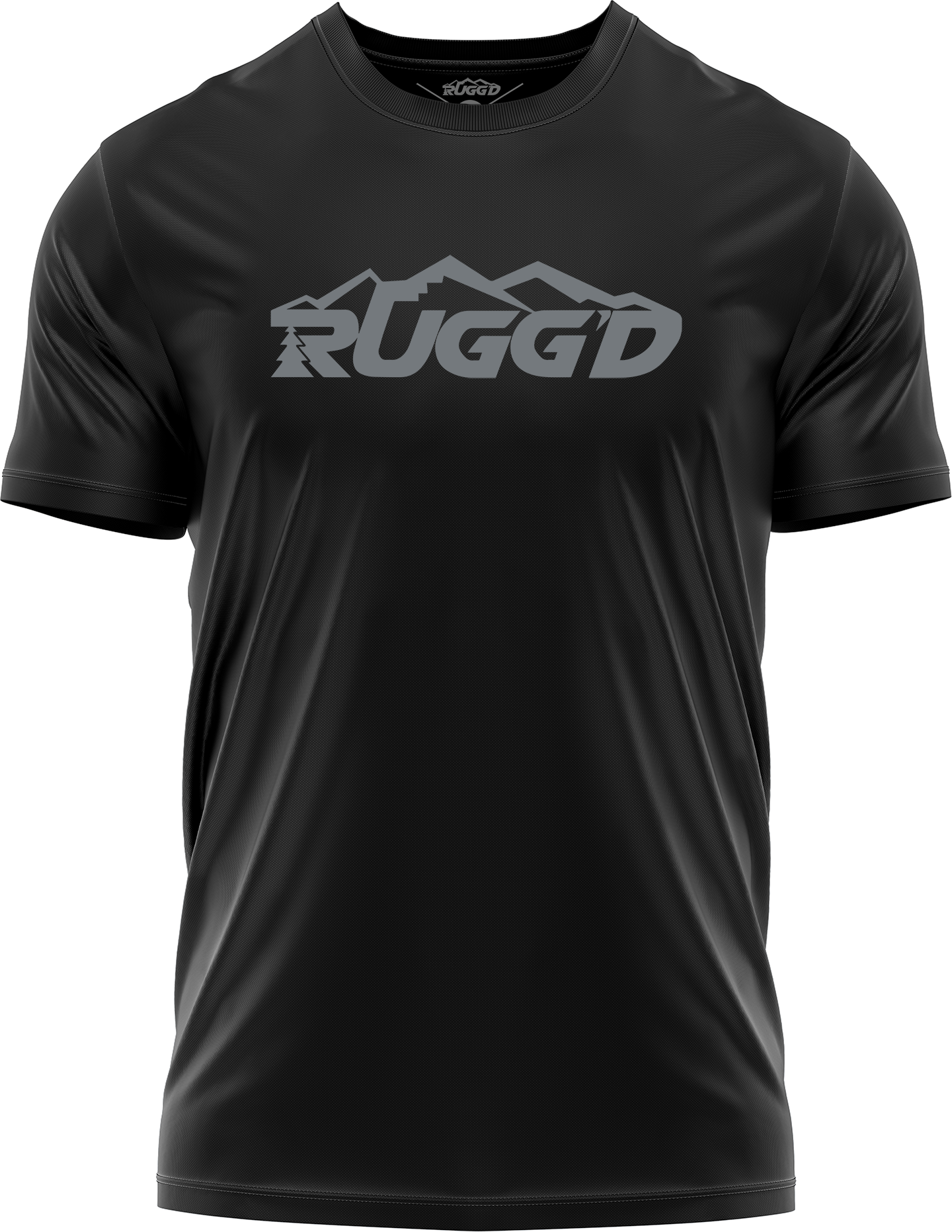Black Logo T – RUGG'D