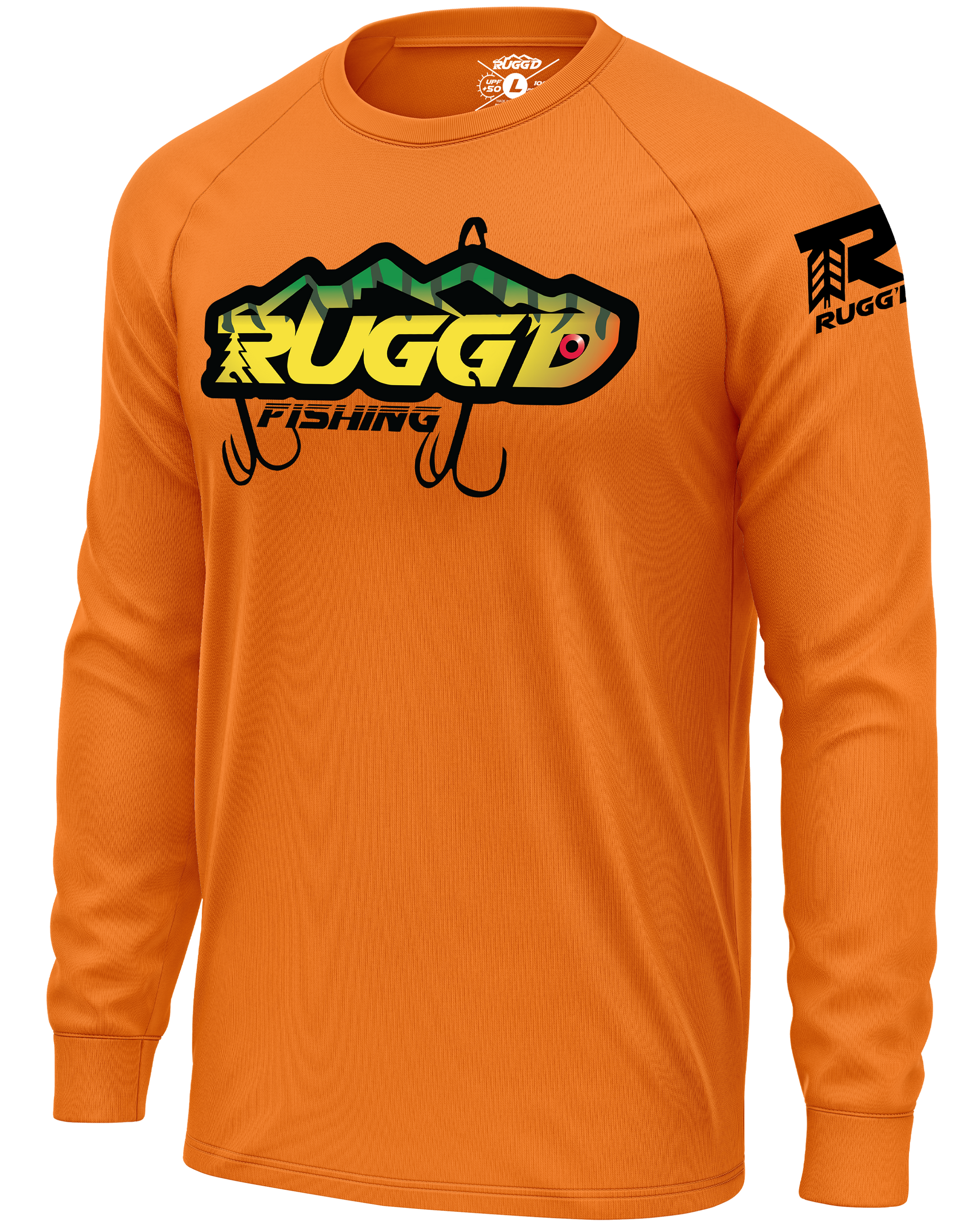 Orange online fishing shirt