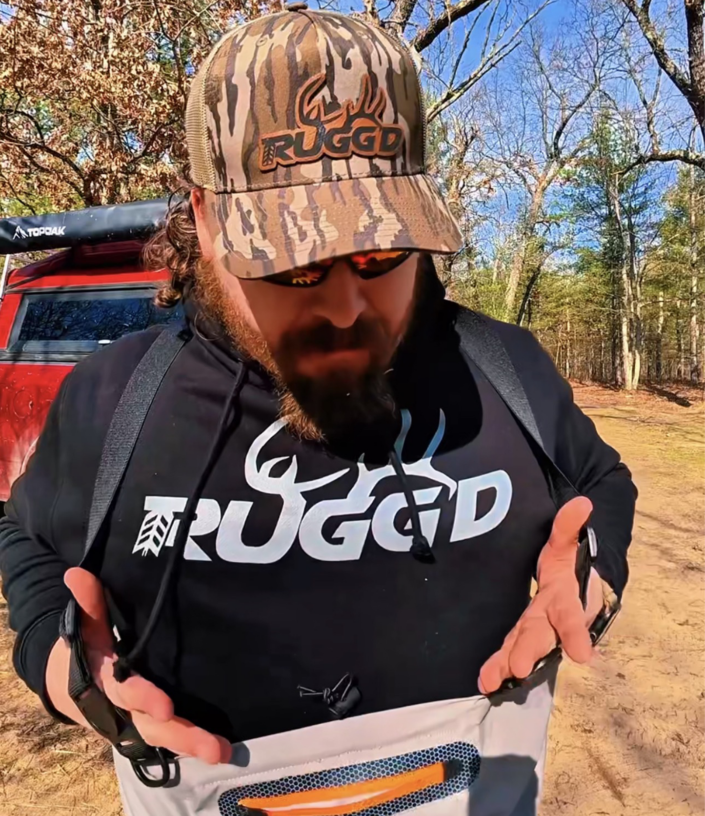 Black Racked Up Hoodie