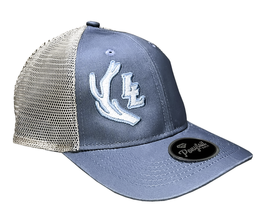 Lundy Life Ponytail Hat/ Coastal Blue